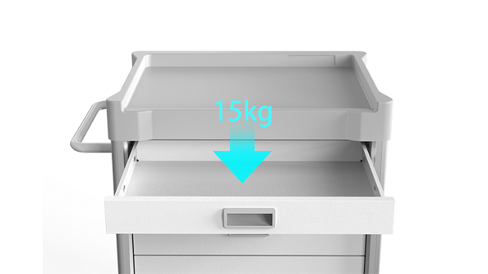 Full-Extension Drawer Slides for Emergency Crash Trolley Full-Extension Drawer Slides for Emergency Crash Trolley