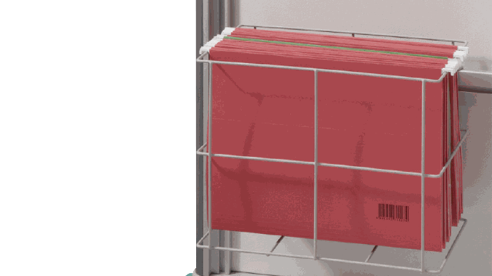 Wire Document Holder for Medical Trolley Cart