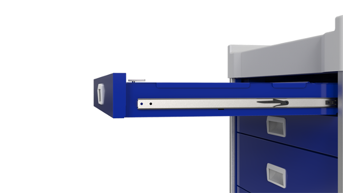 Drawer of 15 kg Load Capacity for Anesthesia Supply Carts Drawer of 15 kg Load Capacity for Anesthesia Supply Carts