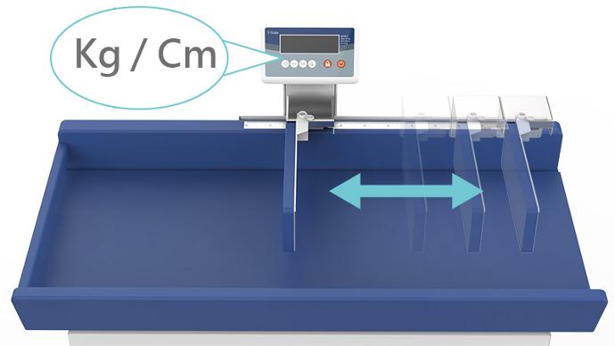 Digital Monitor of Machan Pediatric Exam Table