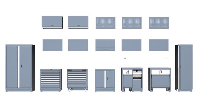 Custom Made Tool Cabinet with Diverse Design