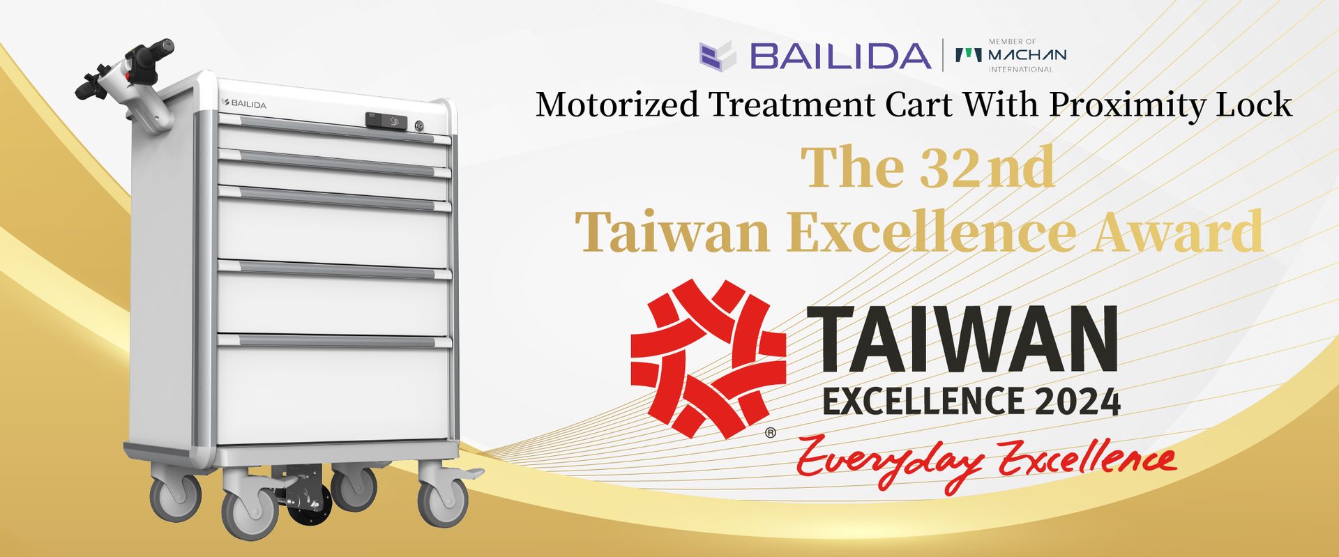 MACHAN has been awarded the 32nd Taiwan Excellence Award