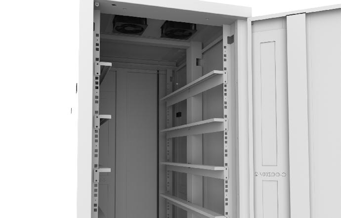 Machan specializes in modular design of rack-type enclosures