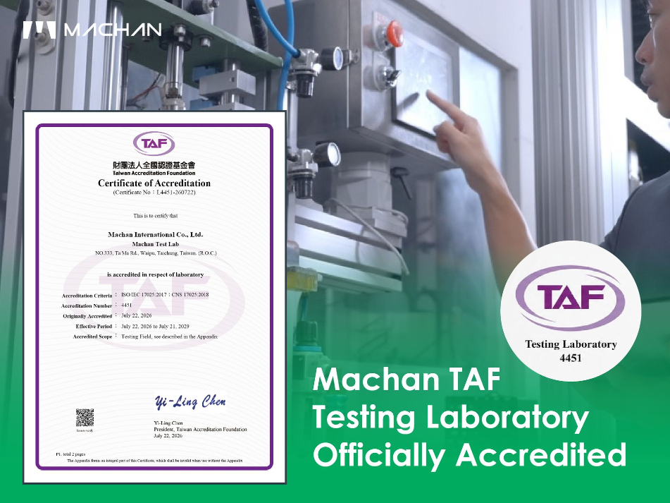 Machan Testing Laboratory Officially Receives TAF Accreditation